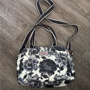 Cath Kidston Floral Black and White Women's Bag